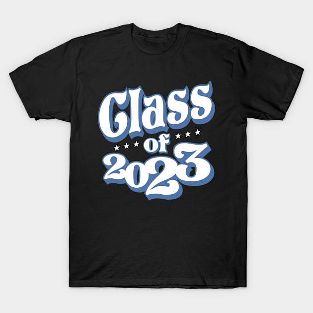 Class Of 2023 Senior 2023 Graduation Vintage School T-Shirt by cidolopez